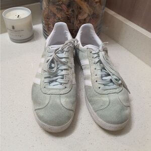 adidas Women's Sneakers in Light Green and White